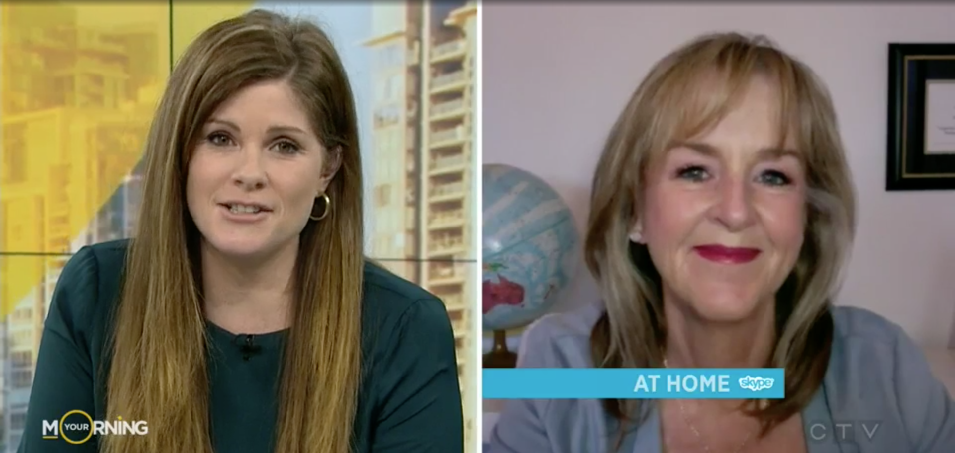 Distancing Etiquette CTV Your Morning Lindsey Deluce Julie Blais Comeau